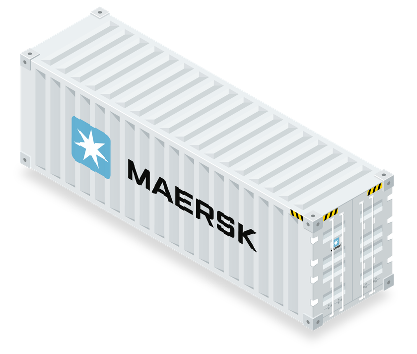 Maersk 40ft Shipping Container